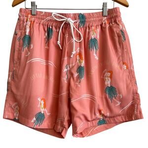 🔥 NWT Lifted Anchors “Dancing in the Dark” Skeleton Hula Shorts |Size S Men's